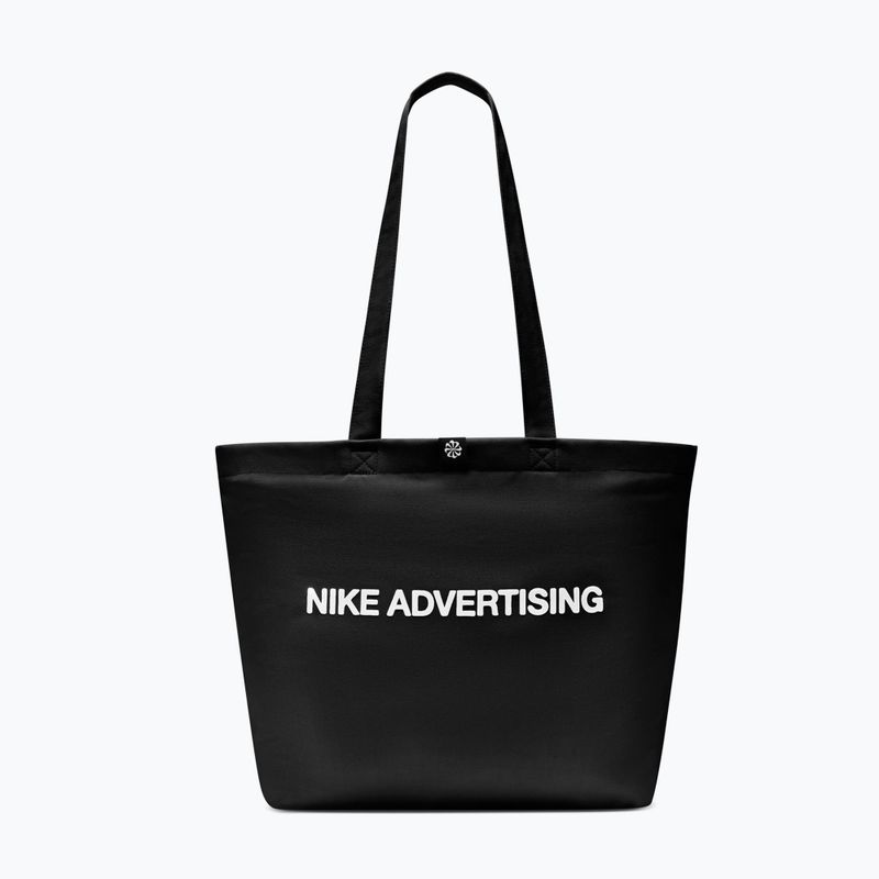Taška Nike Heritage "Your Message Here" Tote 22 l black/white/safety orange 3