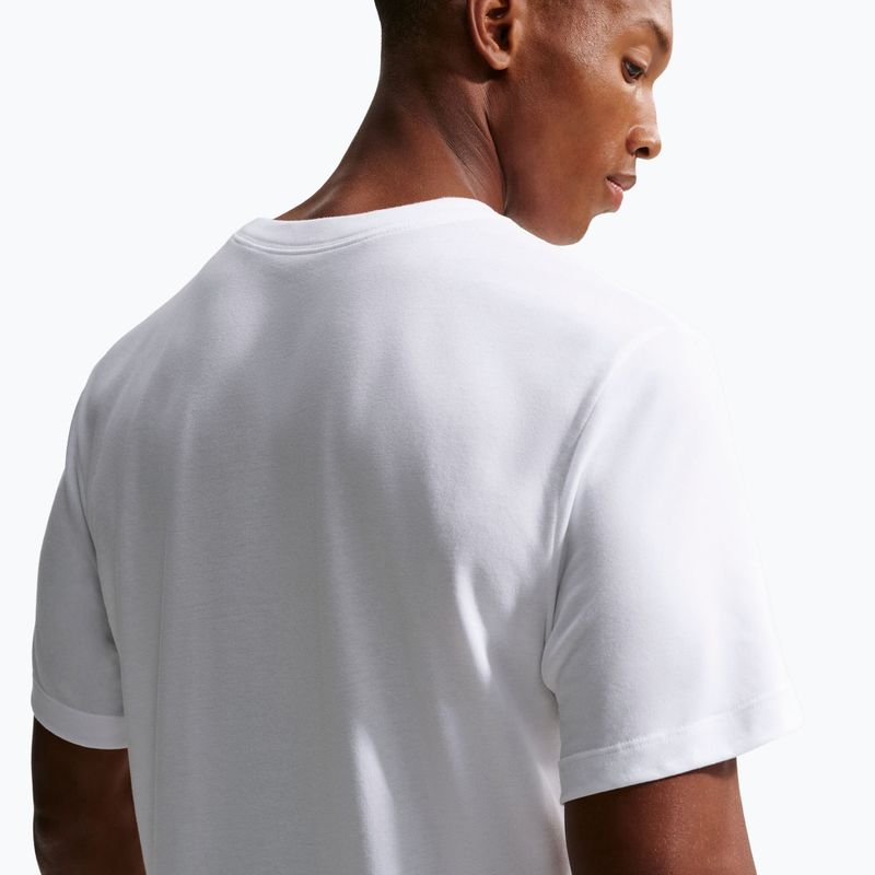Pánske bežecké tričko Nike Dri-Fit Running T-Shirt white/green spark 5