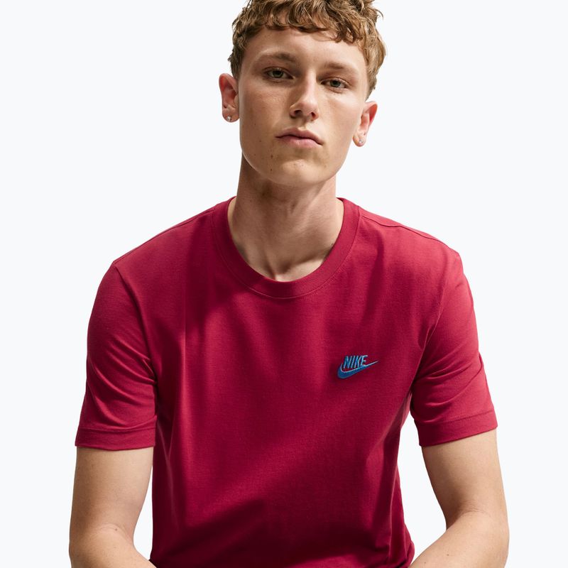 Pánske tričko Nike Sportswear Club tough red/football blue 2