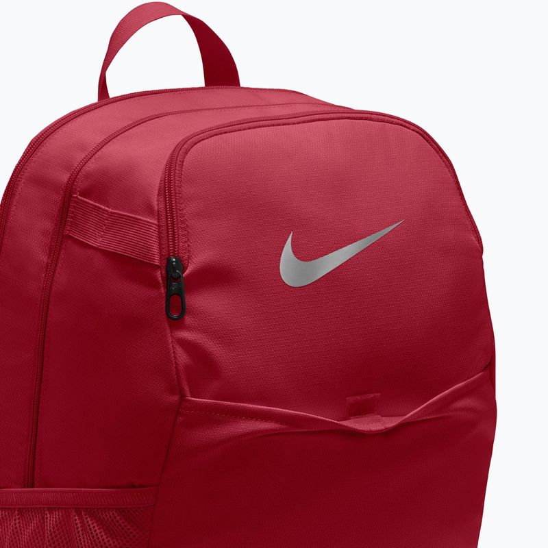 Batoh Nike Brasilia 24 l tough red/black/reflect silver 4