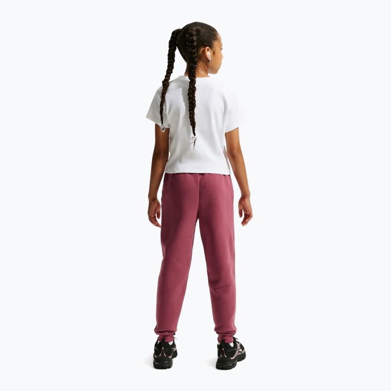 Detské nohavice Nike Sportswear Studio pink smoke/white 3
