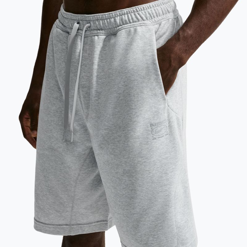 Pánske tréninkové šortky Nike N.A.C. light smoke grey/heather/light smoke grey 3