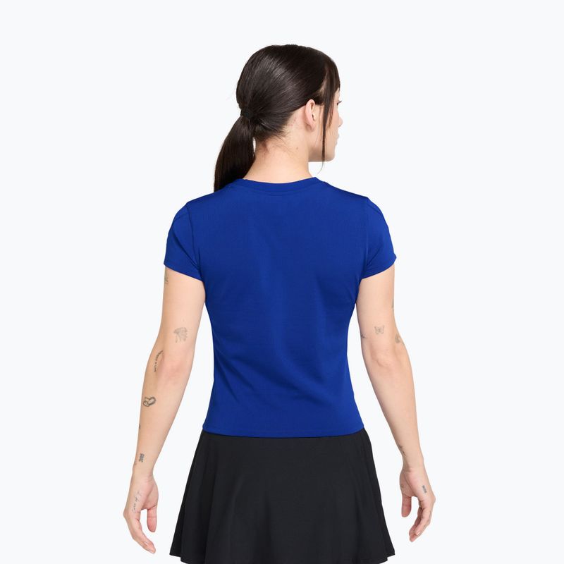Dámske tenisové tričko Nike Court Dri-Fit Advantage old royal/white 2