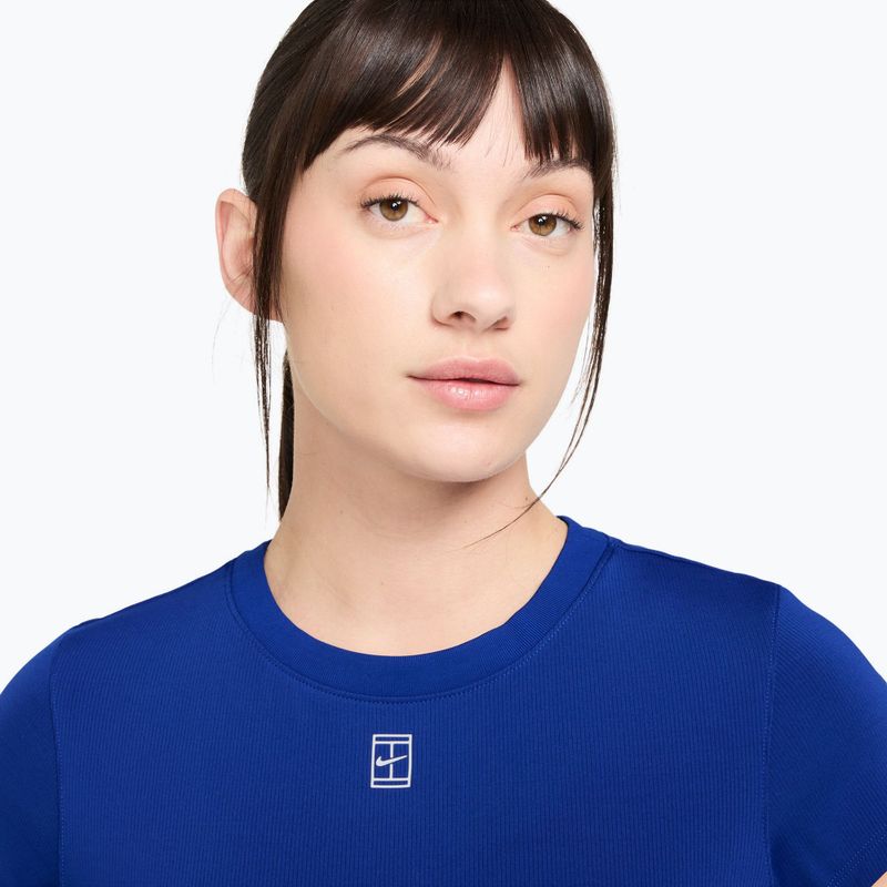 Dámske tenisové tričko Nike Court Dri-Fit Advantage old royal/white 3
