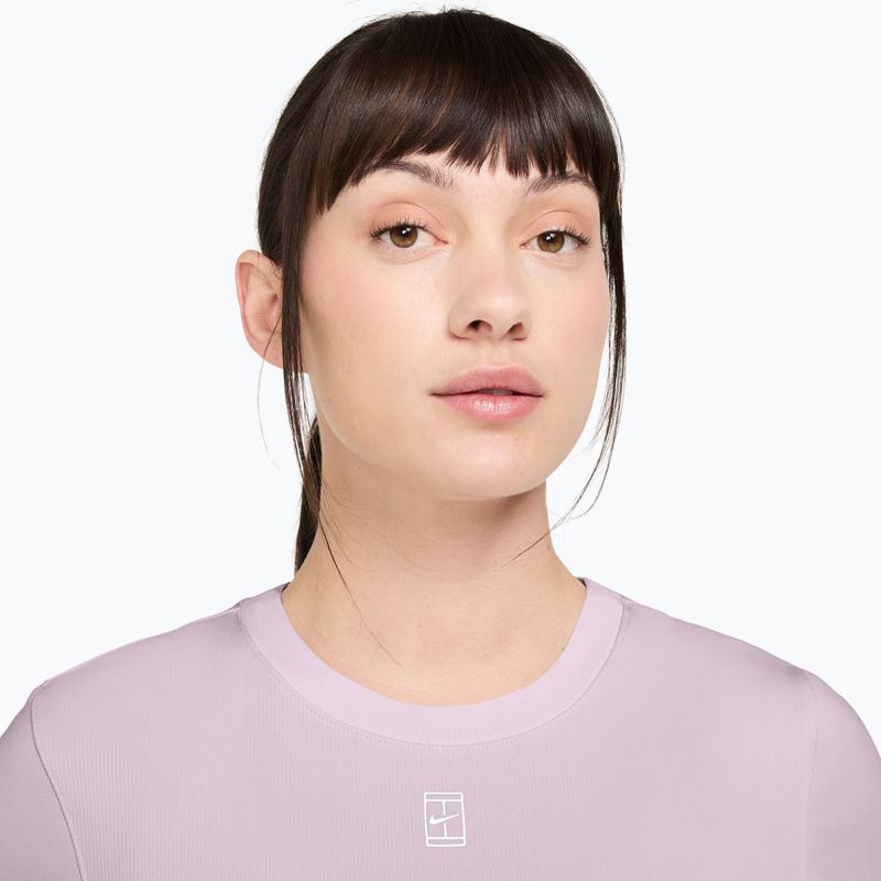 Dámske tenisové tričko Nike Court Dri-Fit Advantage bleached lilac/white 3