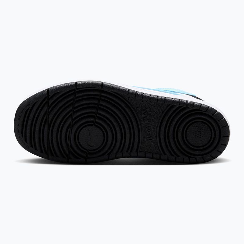 Detské topánky Nike Court Borough Mid 2 white/black/arctic green/football blue 3