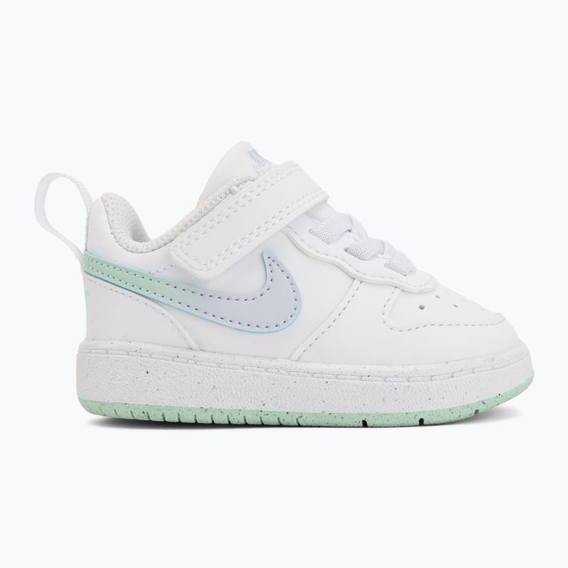 Detské topánky Nike Court Borough Low white/football grey/arctic green 7