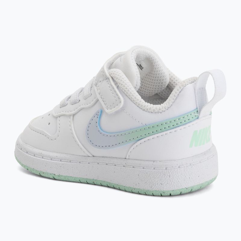Detské topánky Nike Court Borough Low white/football grey/arctic green 8