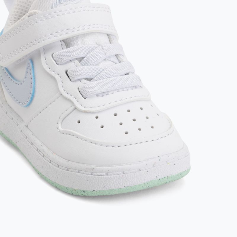 Detské topánky Nike Court Borough Low white/football grey/arctic green 12