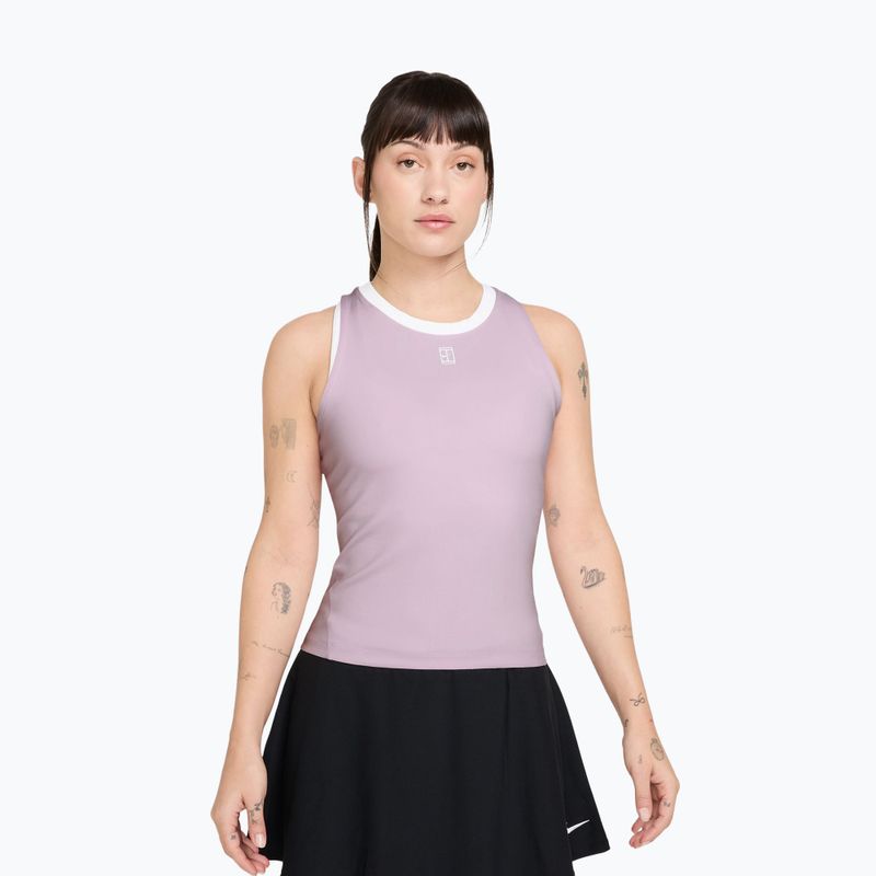 Dámske tričko Nike Court Dri-Fit Advantage bleached lilac/white