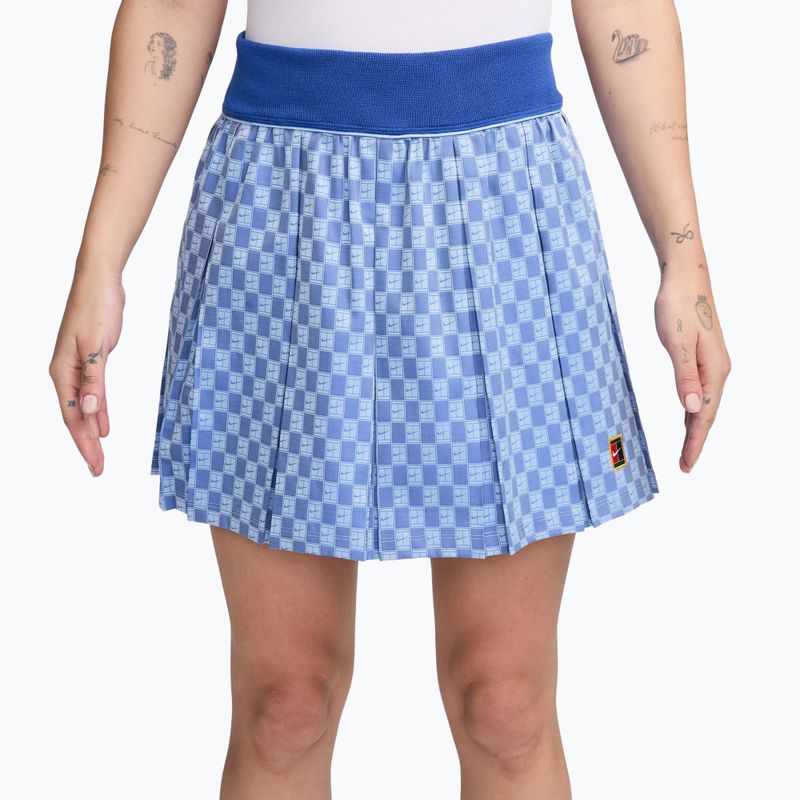 Tenisová sukňa Nike Court Collection High-Waisted aluminum