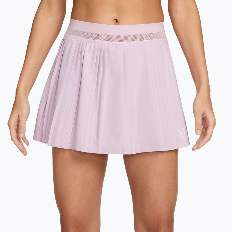 Tenisová sukňa Nike Court Dri-Fit Advantage Pleated bleached lilac/white
