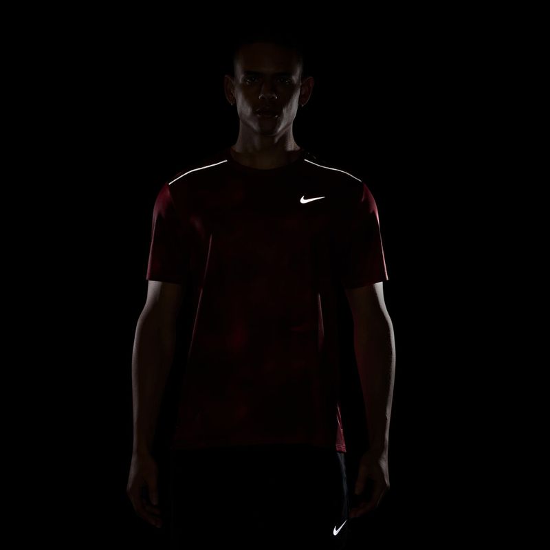 Pánske bežecké tričko Nike Miler light crimson 7