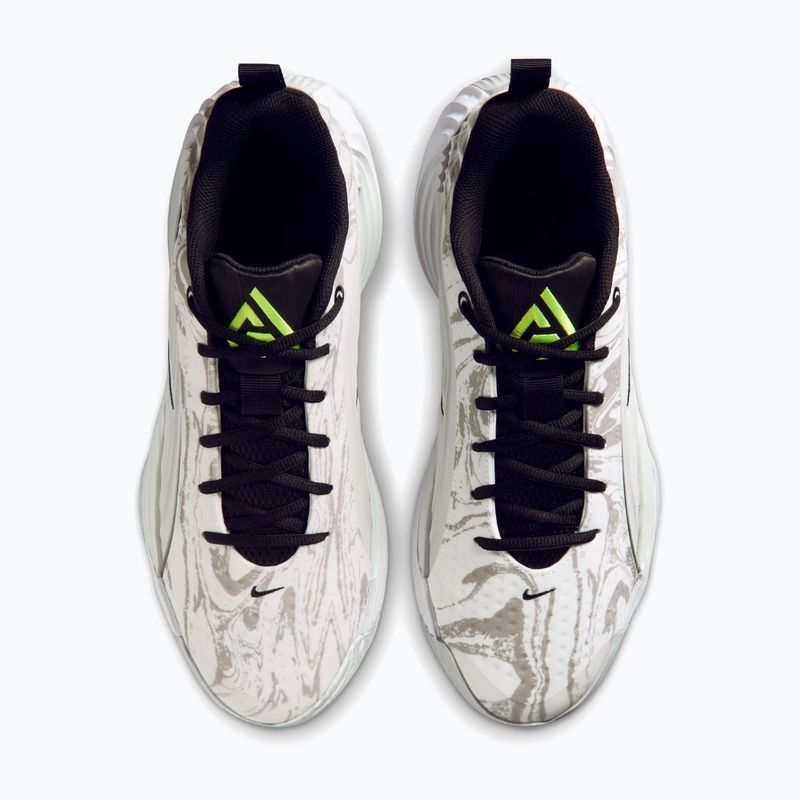 Pánske basketbalové topánky Nike Giannis Immortality 5 white/off white/metallic silver 4
