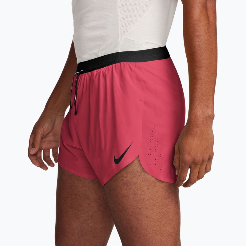 Pánske bežecké šortky Nike AeroSwift fusion red/black 3
