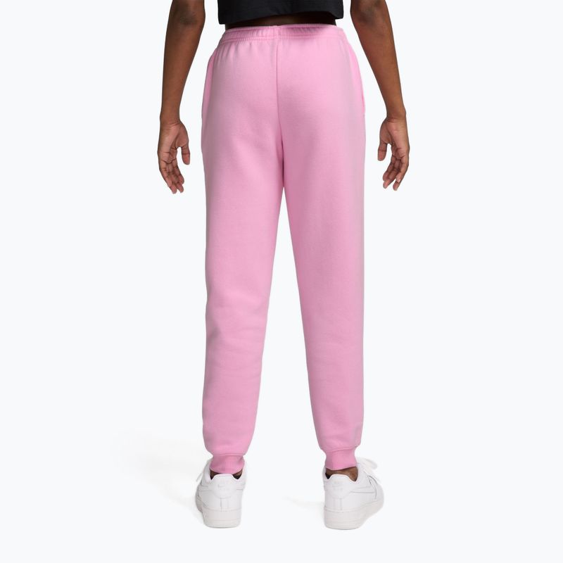 Detské nohavice Nike Sportswear Studio pink rise/white 2