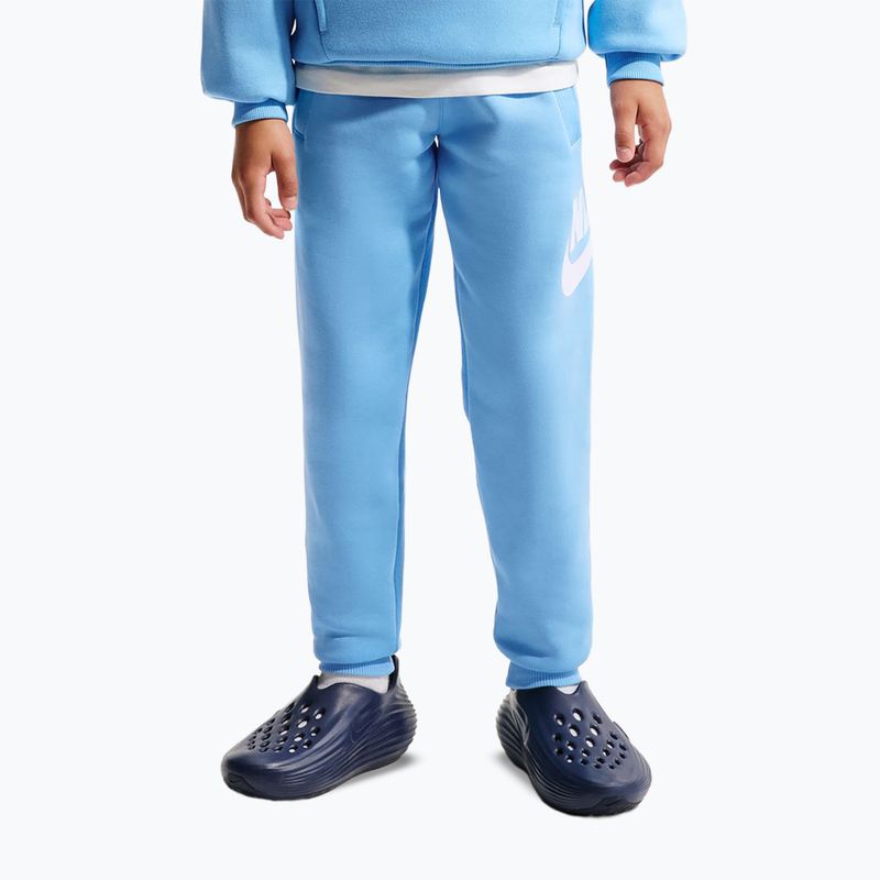 Detské nohavice Nike Club Fleece football blue/white 7