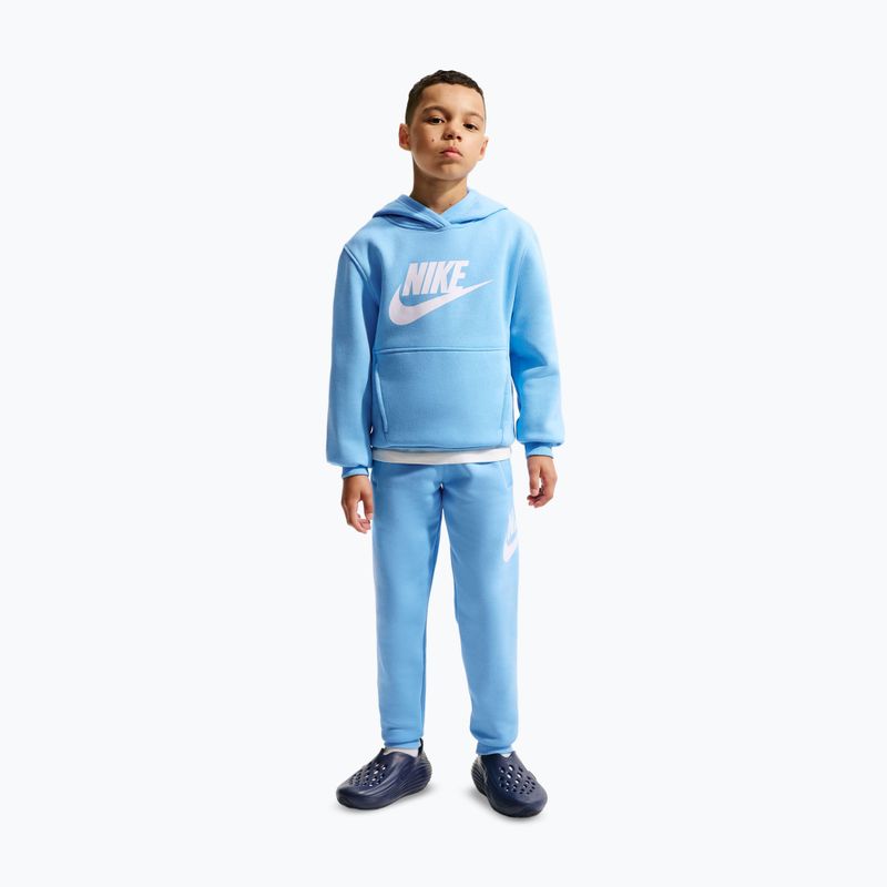 Detské nohavice Nike Club Fleece football blue/white 2