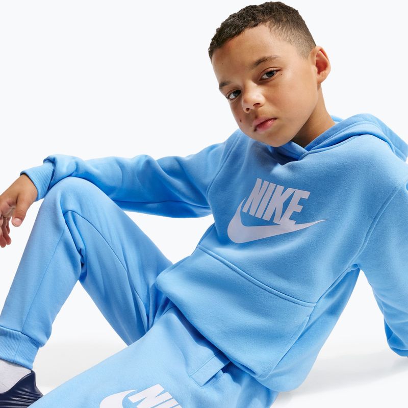 Detské nohavice Nike Club Fleece football blue/white 4