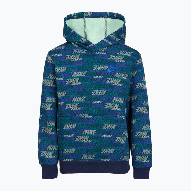 Detská mikina Nike Sportswear Club Fleece bright spruce/midnight navy/game royal