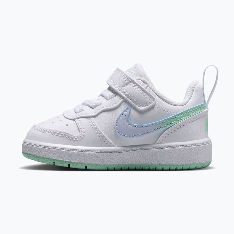 Detské topánky Nike Court Borough Low white/football grey/arctic green 2