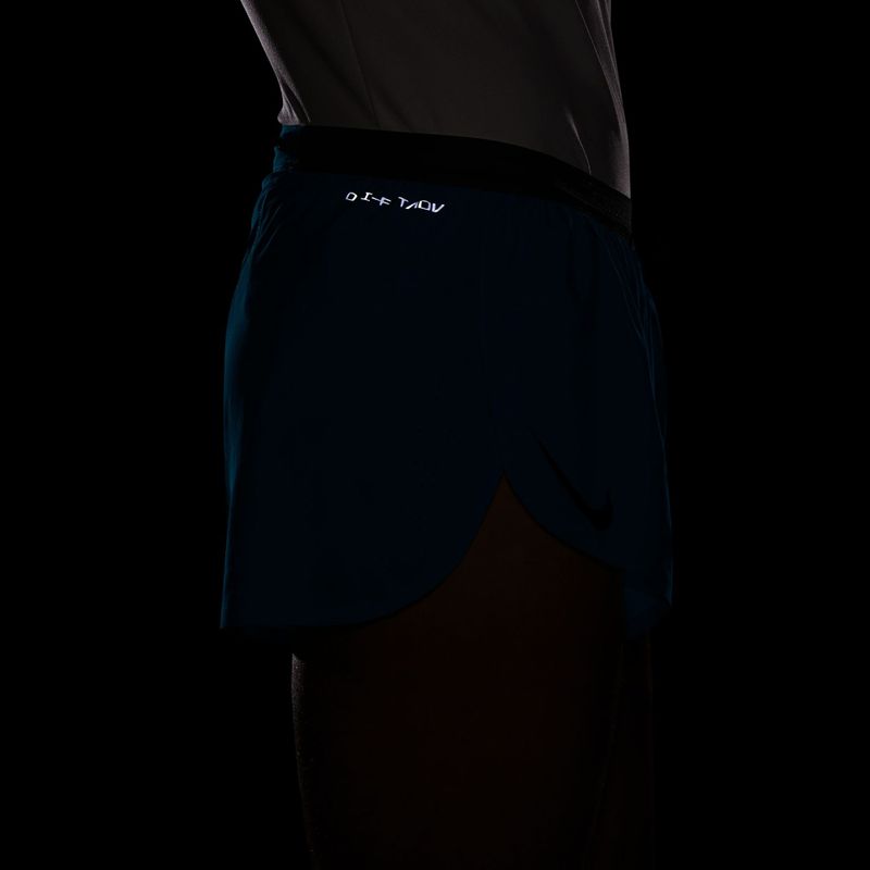 Pánske bežecké šortky Nike AeroSwift light current blue/black 8