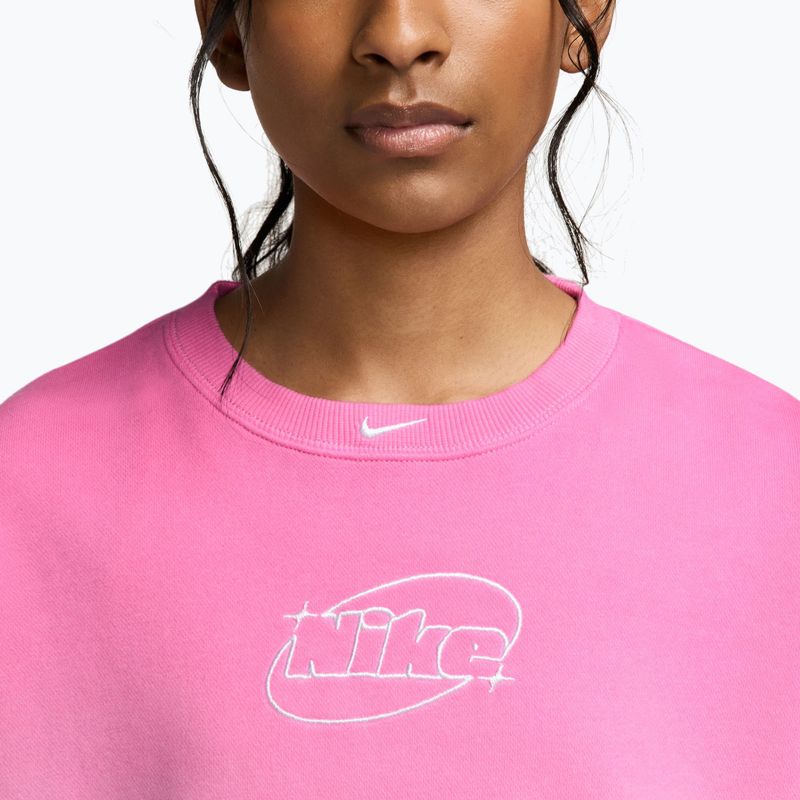 Detská mikina Nike Sportswear Studio sail/playful pink/white 3