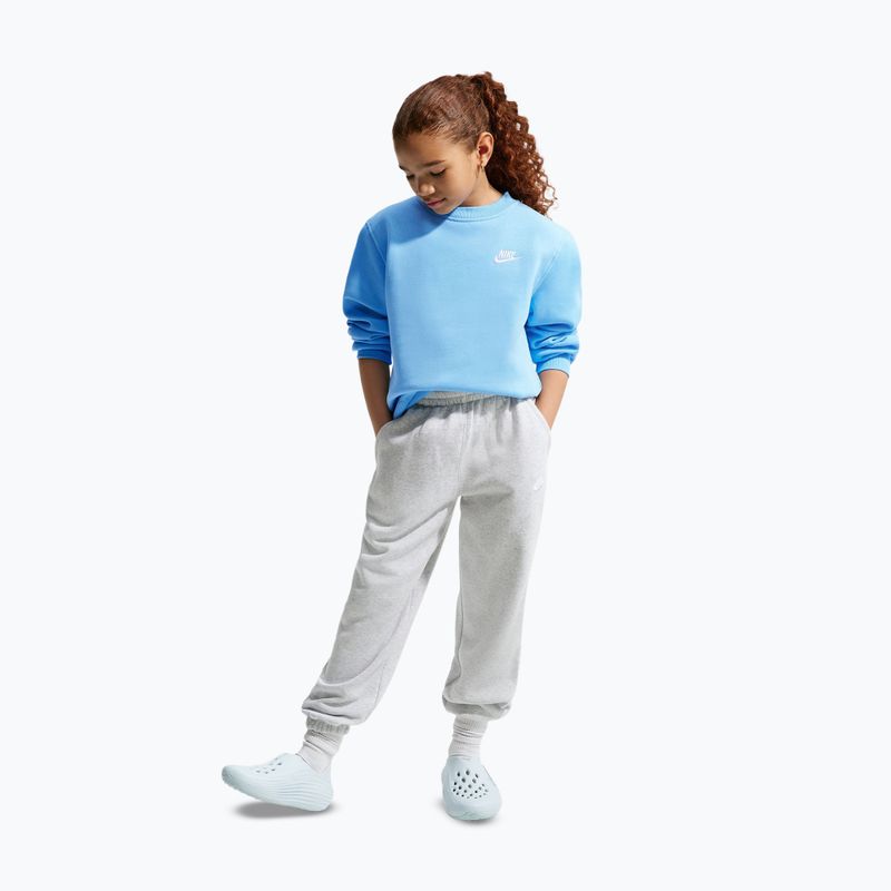 Detská mikina Nike Sportswear Club Fleece football blue/white 2