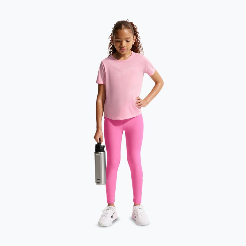 Detské legíny Nike One playful pink/white 2