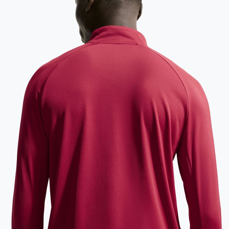 Pánska bežecká mikina Nike Miler Dri-Fit UV 1/2 Zip tough red 6