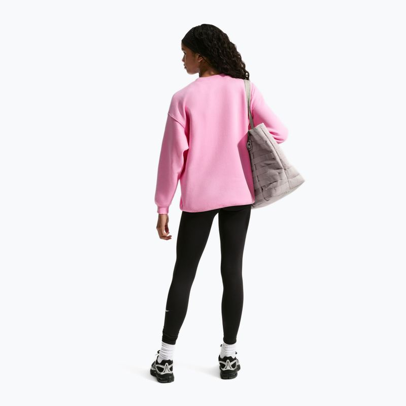 Detská mikina Nike Sportswear Studio pink rise/white 3
