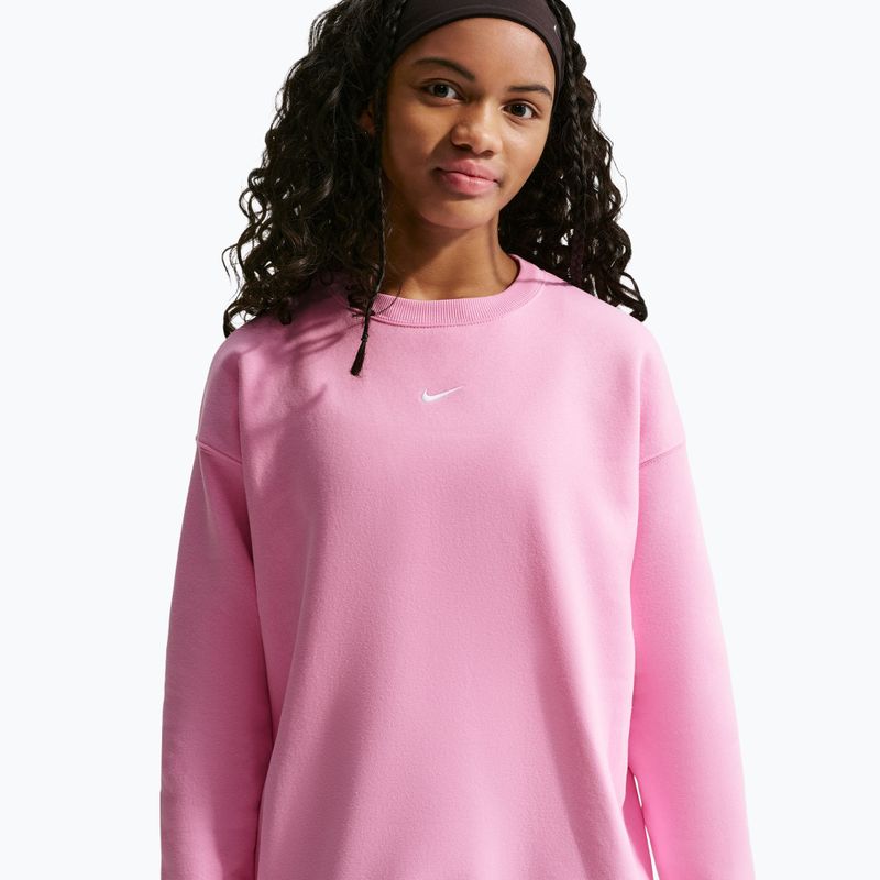 Detská mikina Nike Sportswear Studio pink rise/white 4