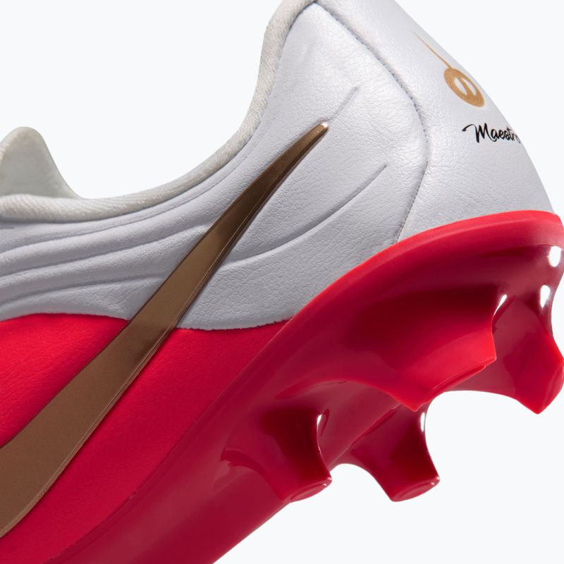 Detské kopačky Nike Jr. Tiempo Maestro Academy white/bright crimson/blur 6