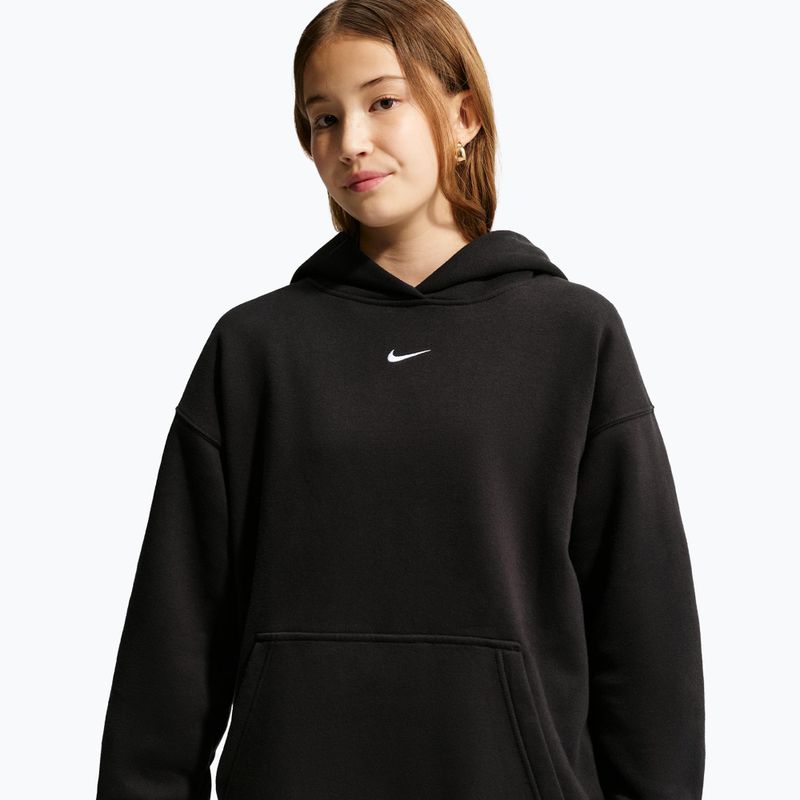 Detská mikina Nike Sportswear Studio Fleece black/white 5