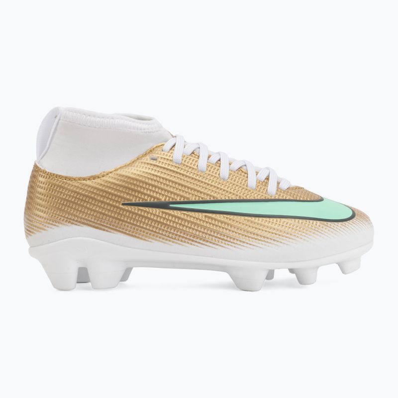 Detské kopačky Nike Jr. Mercurial Superfly 11 Club "Kylian Mbappé" metallic gold/green glow 2