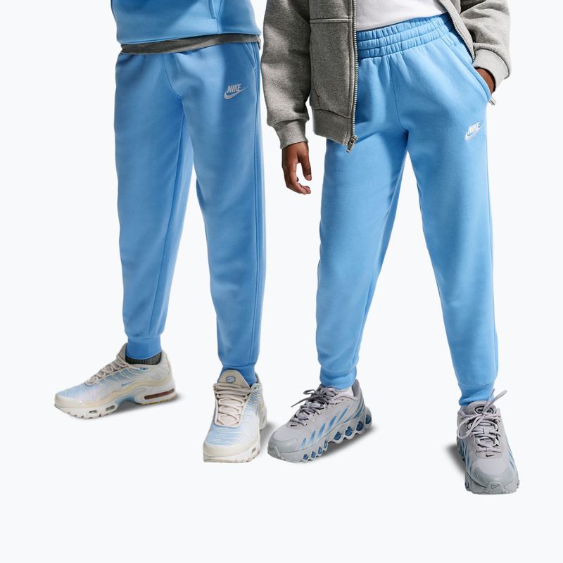 Detské nohavice Nike Sportswear Club Fleece football blue/white 10