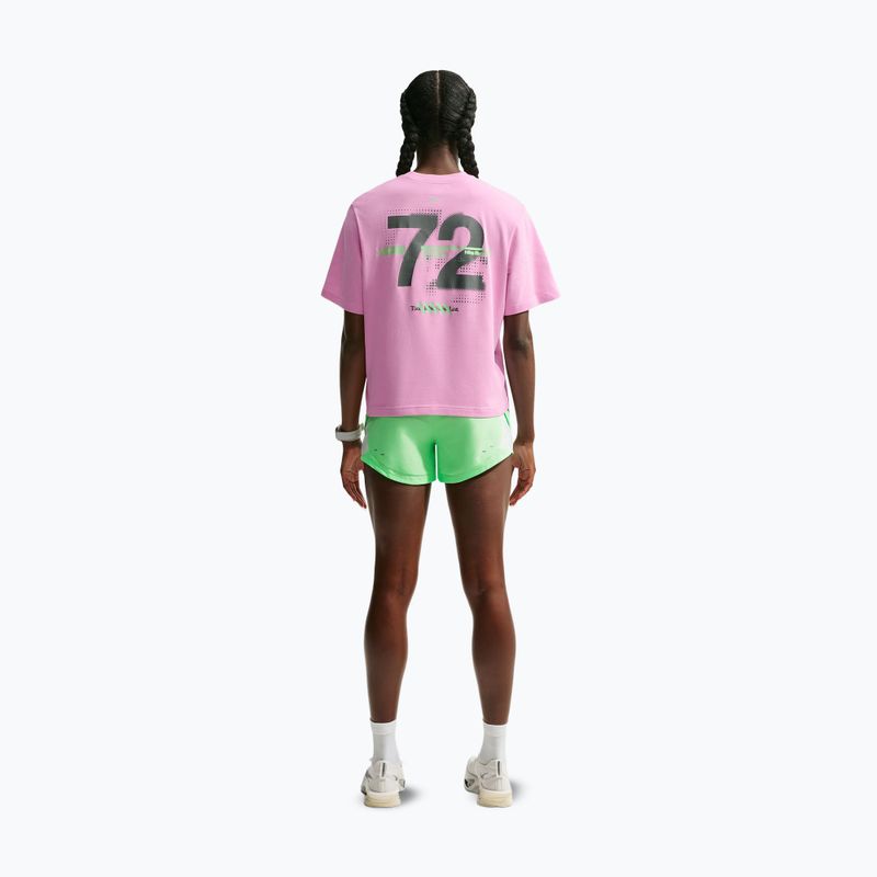 Dámske bežecké tričko Nike Swift Dri-Fit pink rise/illusion green 3