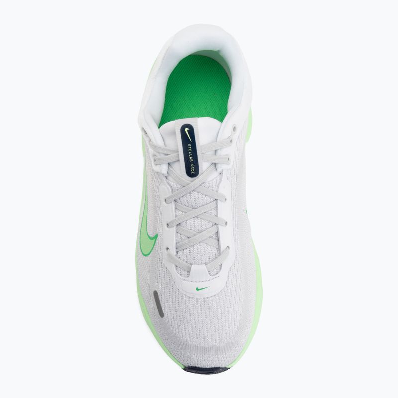 Detské bežecké topánky Nike Stellar Ride white/photon dust/illusion green 5