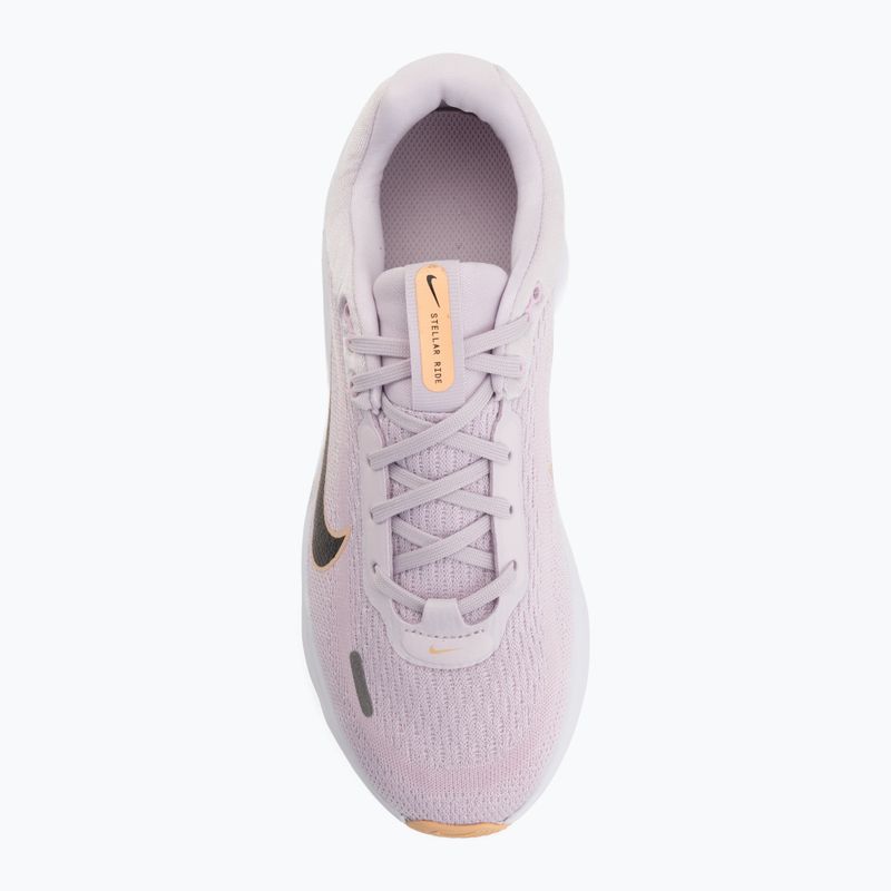 Detské bežecké topánky Nike Stellar Ride bleached lilac/pink foam/black 5