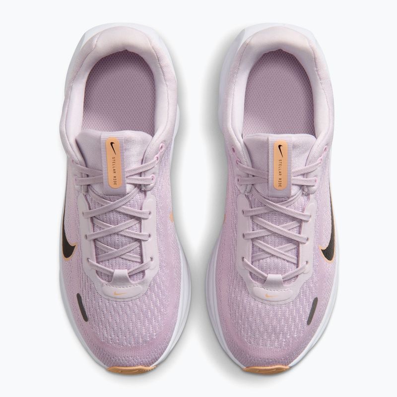 Detské bežecké topánky Nike Stellar Ride bleached lilac/pink foam/black 4