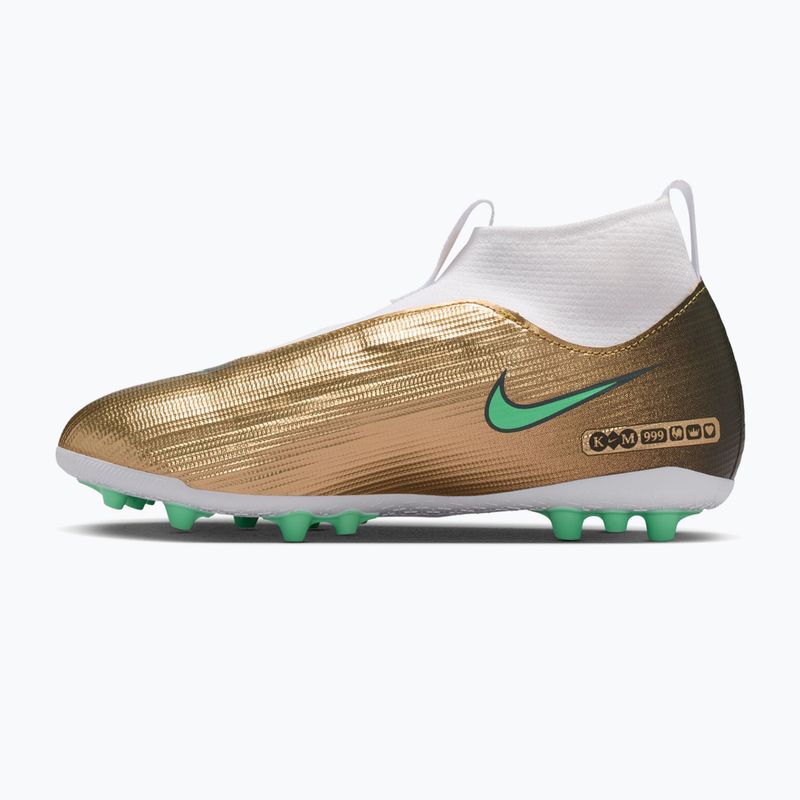 Detské kopačky Nike Jr. Mercurial Superfly 11 Academy "Kylian Mbappé" metallic gold/green glow 2
