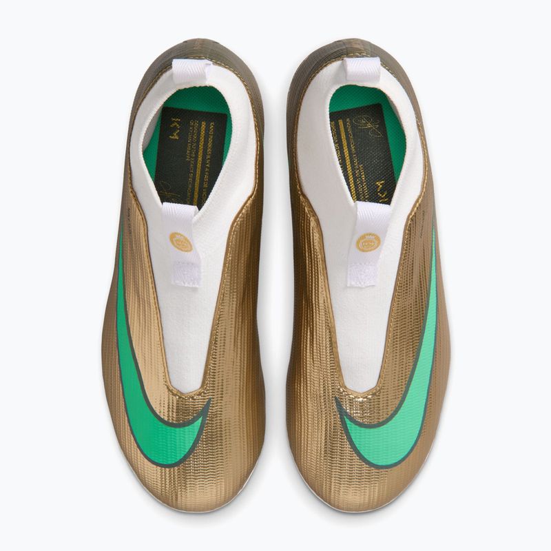 Detské kopačky Nike Jr. Mercurial Superfly 11 Academy "Kylian Mbappé" metallic gold/green glow 4