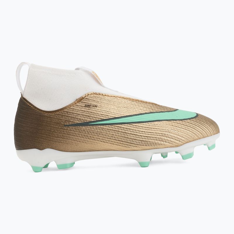 Detské kopačky Nike Jr. Mercurial Superfly 11 Academy "Kylian Mbappé" metallic gold/green glow 2
