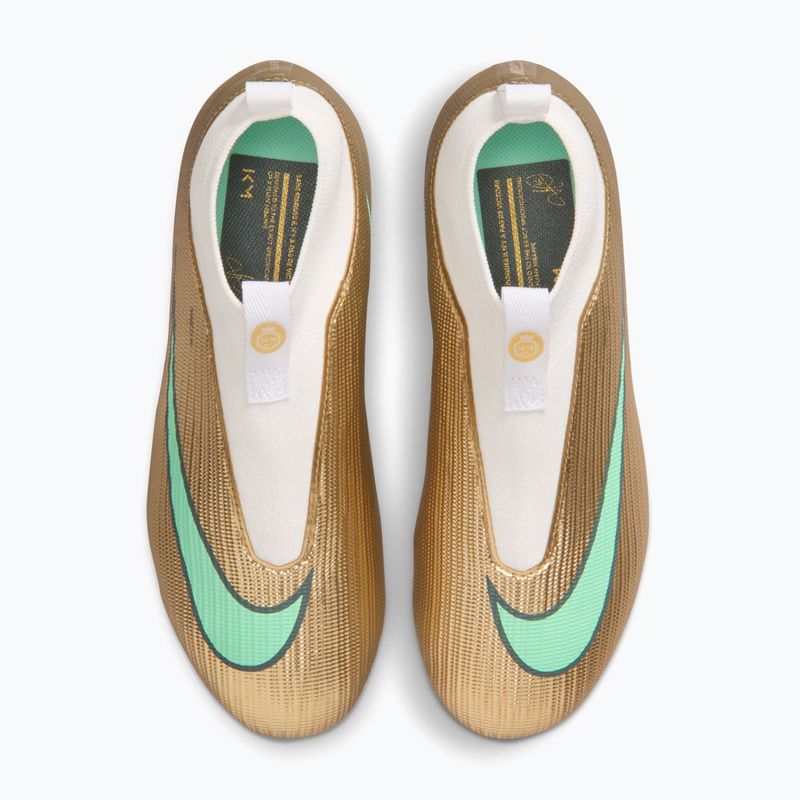 Detské kopačky Nike Jr. Mercurial Superfly 11 Academy "Kylian Mbappé" metallic gold/green glow 4