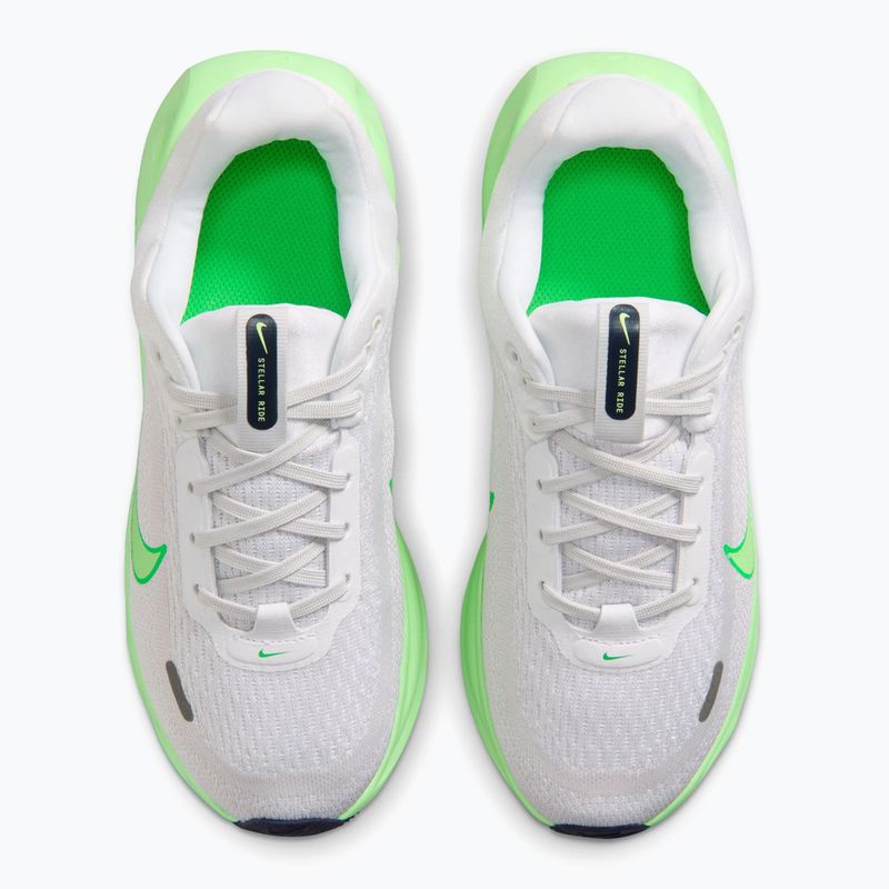 Detské bežecké topánky Nike Stellar Ride white/photon dust/illusion green 4