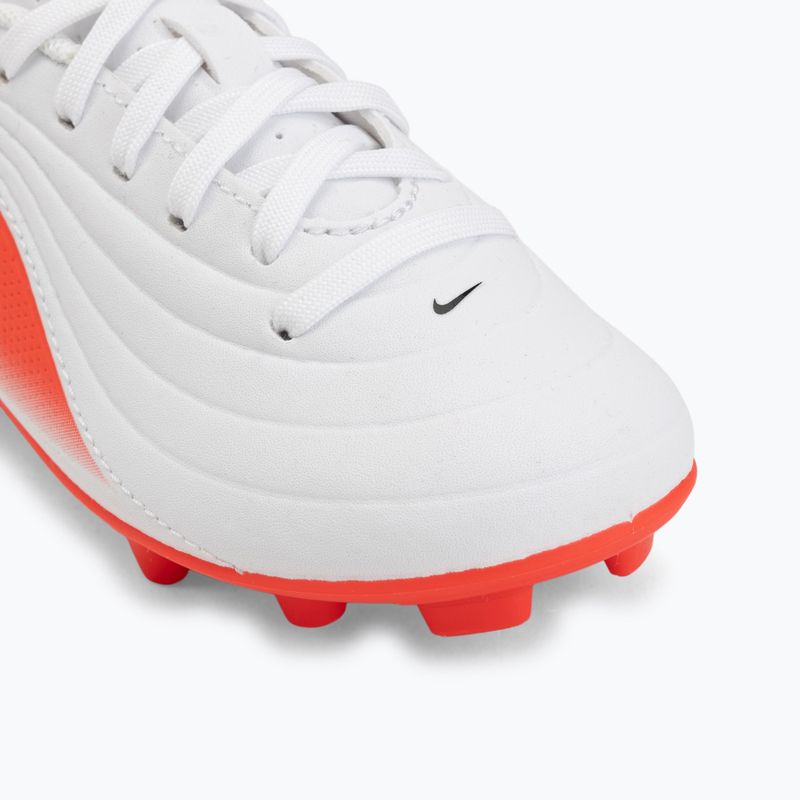 Detské kopačky Nike Jr. Tiempo Maestro Club White/Bright Crimson/Blur 7