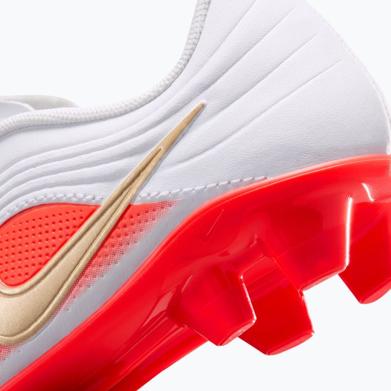 Detské kopačky Nike Jr. Tiempo Maestro Club White/Bright Crimson/Blur 6
