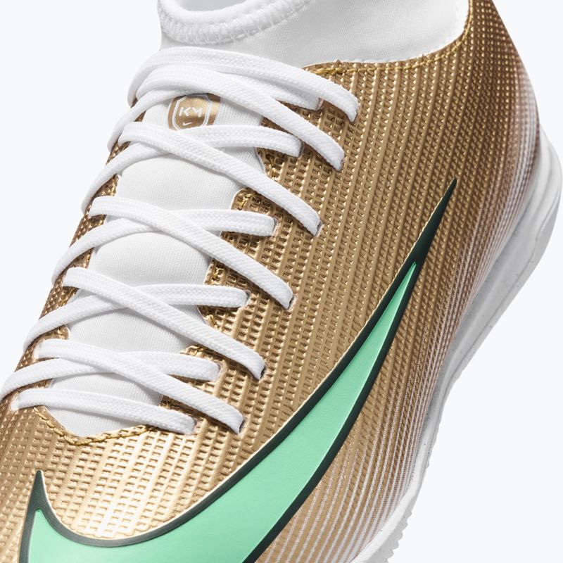 Detské kopačky Nike Jr. Mercurial Superfly 11 Club "Kylian Mbappé" metallic gold/green glow 5