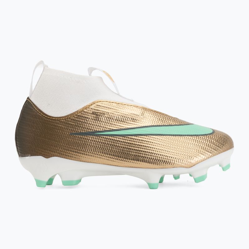 Detské kopačky Nike Jr. Mercurial Superfly 11 Academy "Kylian Mbappé" metallic gold/green glow 2