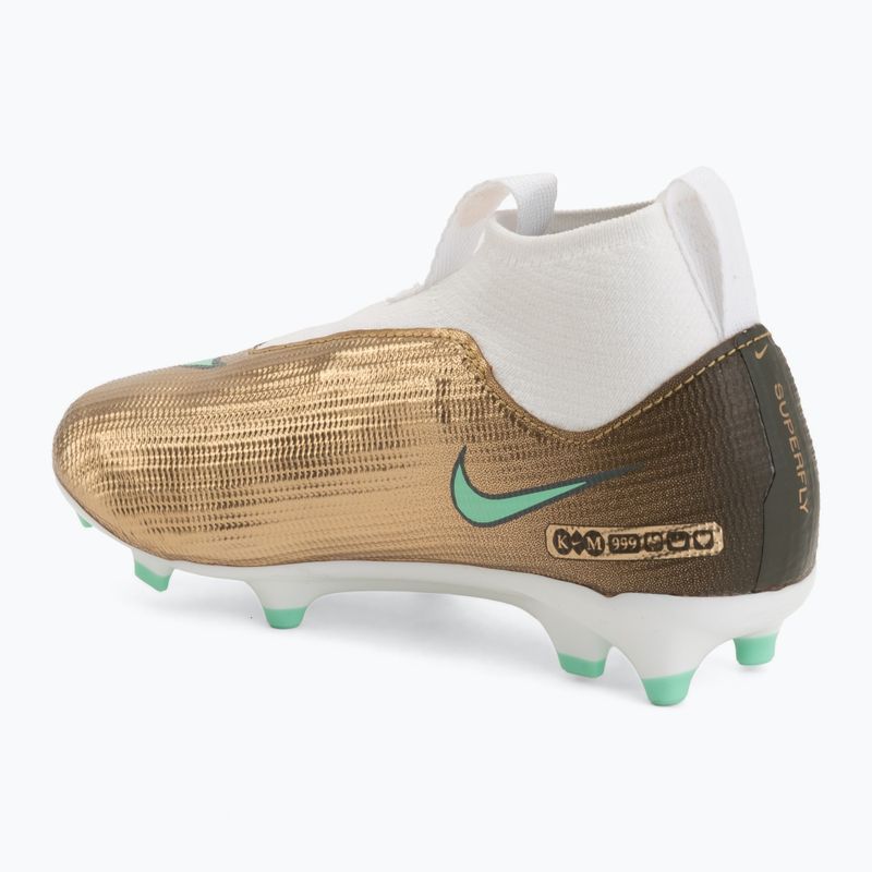 Detské kopačky Nike Jr. Mercurial Superfly 11 Academy "Kylian Mbappé" metallic gold/green glow 3